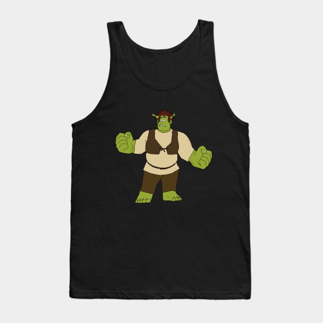 Shrek-it-Ralph Tank Top by Bridge_the_Ink